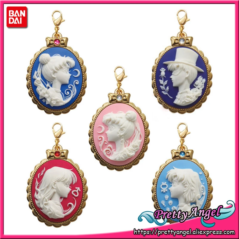 Оригинальная подвеска с камеей Bandai Sailor Moon 20 летняя талисман Pandent Bishoujo Senshi Serenity