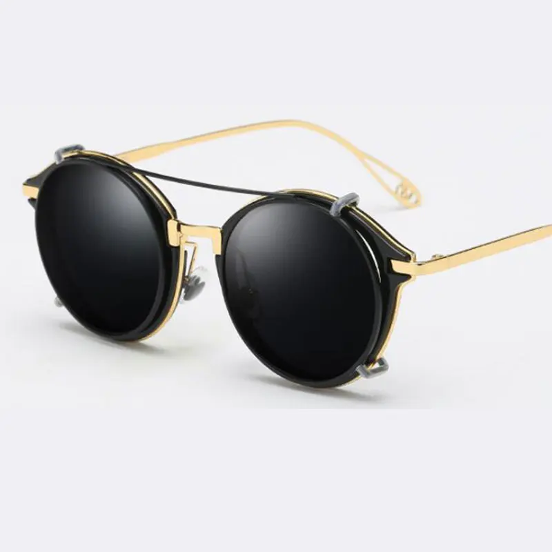 Fashion Polarized Round Sunglasses Women Mens Brand Designer Shades High Quality True color filter Mens Luxury Eyewear UV400
