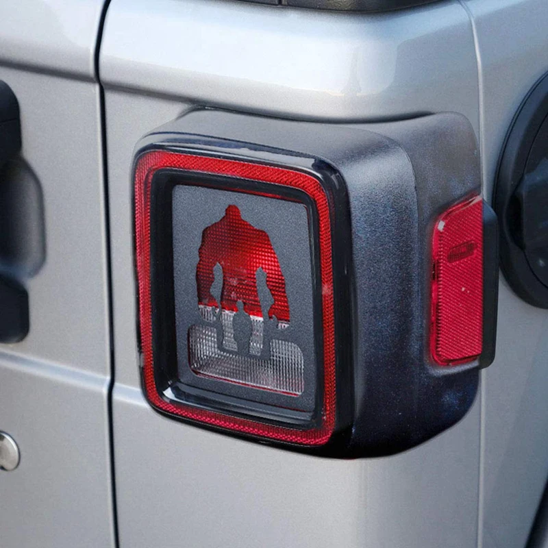 Автомобильный задний светильник, декоративная крышка для Jeep Wrangler JL, автомобильные аксессуары, 2 шт