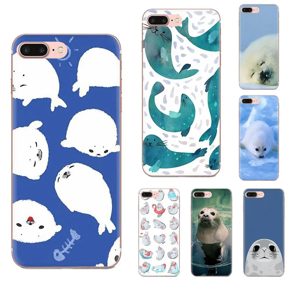 Baby Harp Seal Sea Lion Cell Phone Case Cover For Xiaomi Mi3 Mi4 Mi4C Mi4i Mi5 Mi 5S 5X 6 6X 8 SE Pro Lite A1 Max Mix 2 Note 3 4 | Мобильные