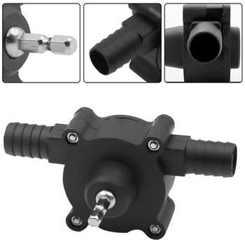 

TTLIFE Portable Electric Drill Pump Diesel Oil Fluid Water Pump Mini Hand Self-priming Liquid Transfer Pumps Home Garden Outdoor
