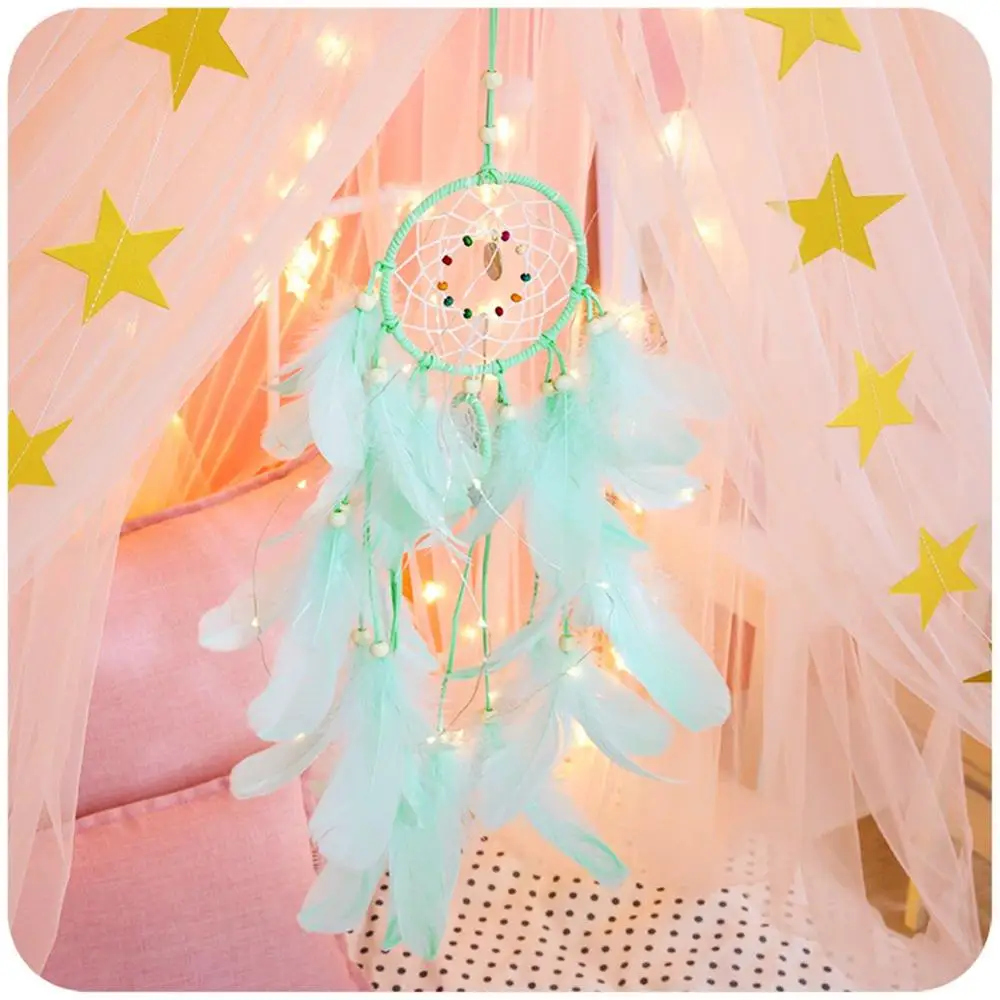 Dream Catchers Kit for Kids Handmade Wall Decoration Catchers for Nursery  Baby Room Kids Gift Bedroom Wall Decor With 2M Lights