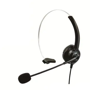 

Telephone Headset Call Center Noise Headphones With Mic Volume Adjustable Noise-Cancelling Traffic Headset Call