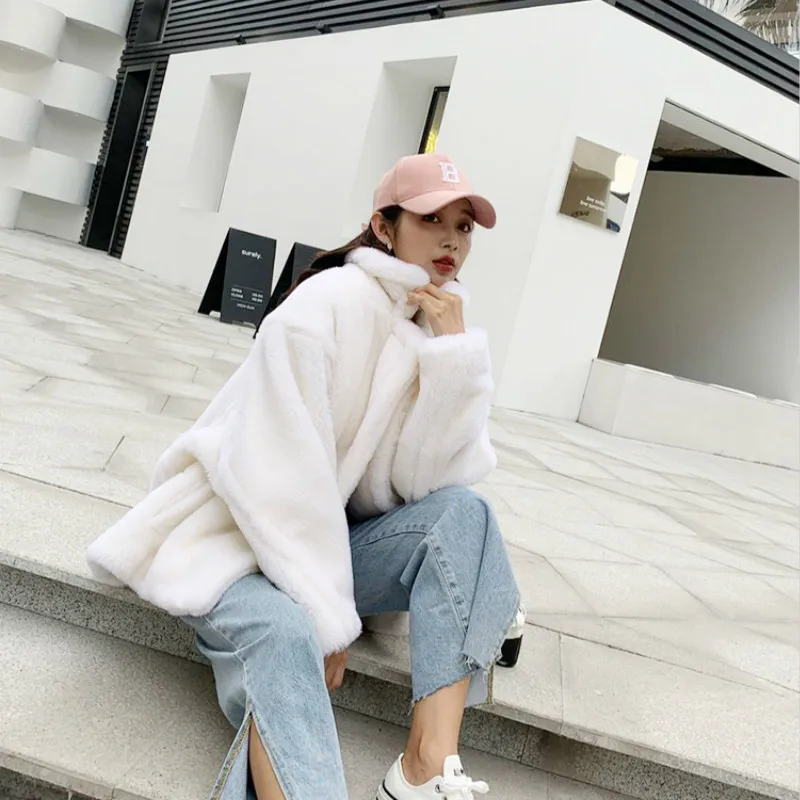 

Real Fur Sheep Shearling Winter Coat Women Clothes 2020 Korean 100% Wool Jacket Manteau Femme BDY19832 YY1112