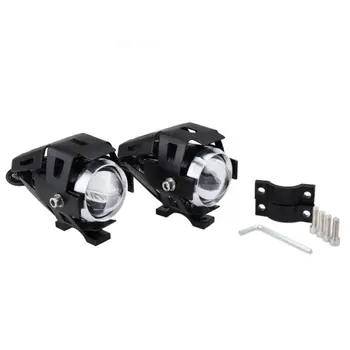 

2Pcs/Set 125W Motocycle LED Headlight U5 High Low Beam 6000k Replacement Lamps