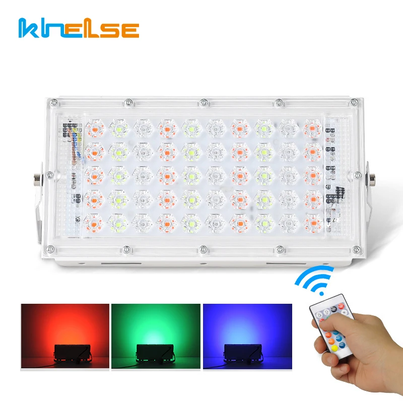 AC220V RGB прожектор светильник Открытый Светодиодный Водонепроницаемый IP66