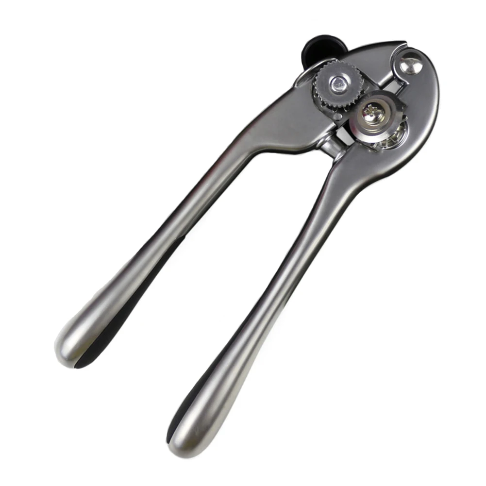 Нескользящая многофункциональная банка из цинкового сплава с гладким краем, ручная безопасная эргономичная жестяная консервная открывалка для бутылок, кухонные инструменты, прочные портативные