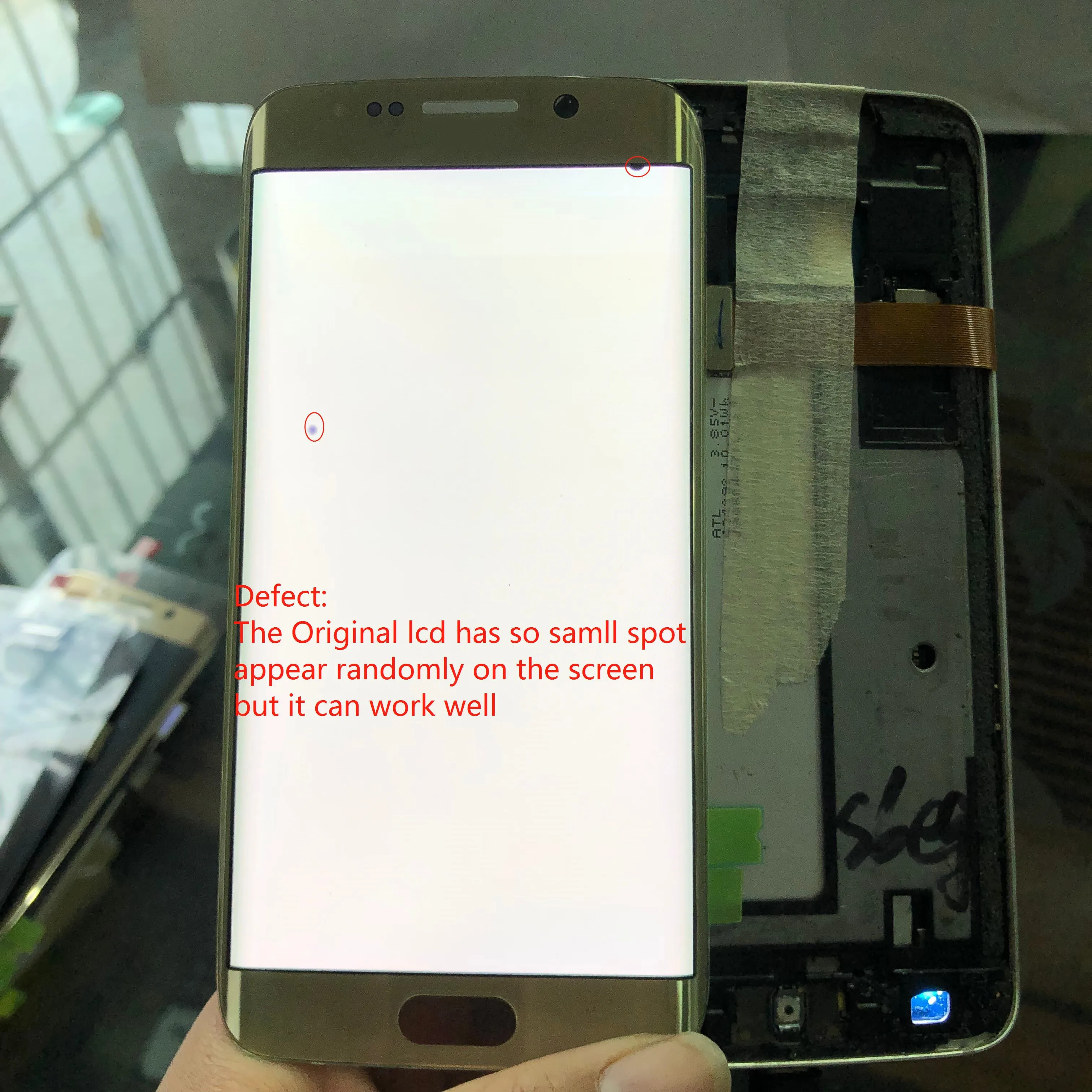 ЖК-экран для Samsung Galaxy S6 Edge G925 G925F оригинальный Amoled-дисплей 5 1 дюйма с маленькой