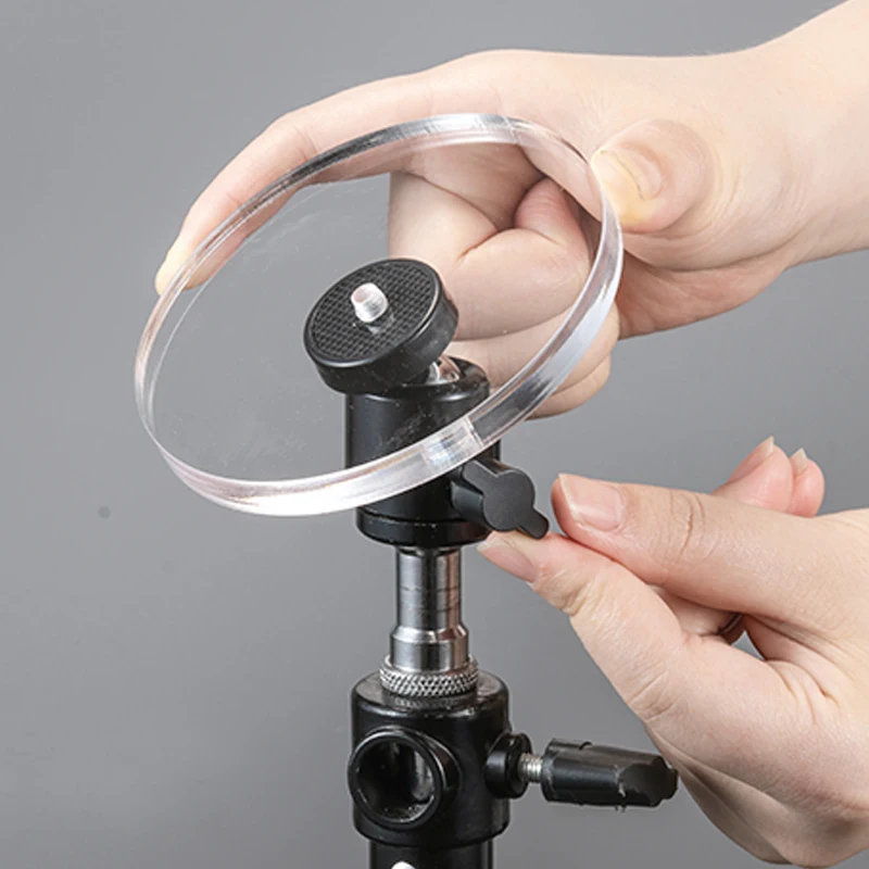 Still life Photo Shooting Acrylic Table Cosmetics Display Stand match Photo Studio Background Kit Light box for DSLR Camera