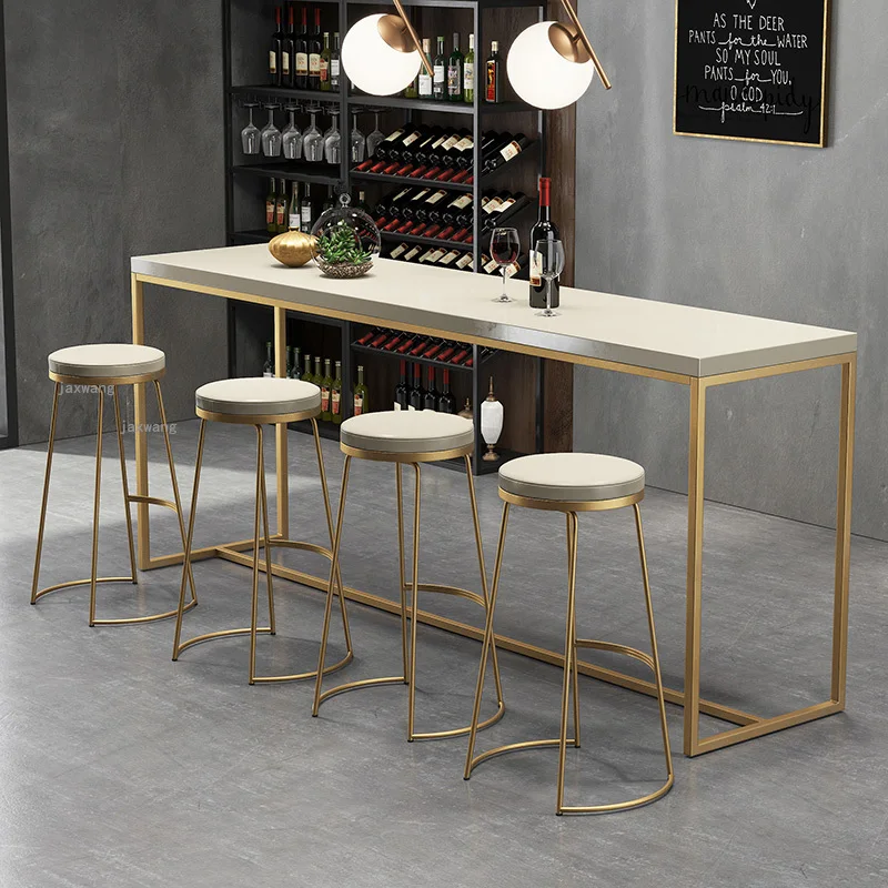Nordic Simple Bar Stools Modern Creative Bar Chairs European High Stool American Fashion Stool Leisure High Chair Furniture