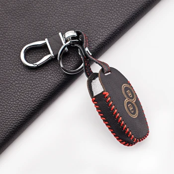 

For Renault clio dacia logan megane espace kangoo duster twingo 2 buttons remote wear resistant leather key case cover