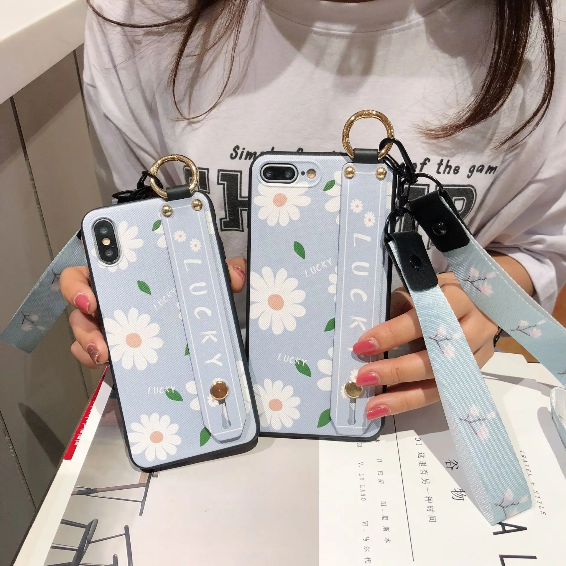 Держатель Чехол со стойкой и ремнем КРЫШКА ДЛЯ VIVO Z5X Y97 Y83 Y17 Y3 Y81S Y79 Y66 Y67 V5 Y71 Y71i Y75 V7 Y75S V7 плюс Y85 Y95 наручные закрытой пяткой и с ремнем