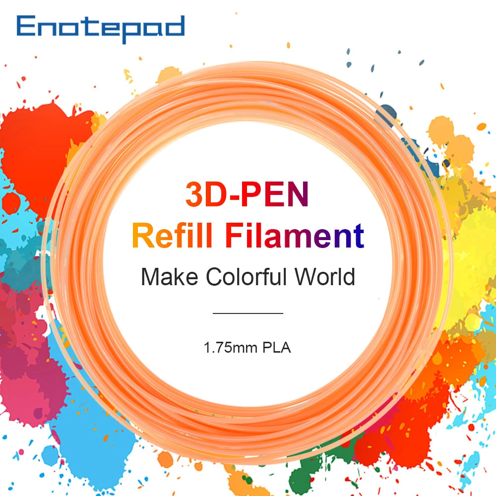 

PLA refill filament 3D defferent materialPen Filament 3d pen Commerce refill 100 meters 20 colors Eco-friendly high strength