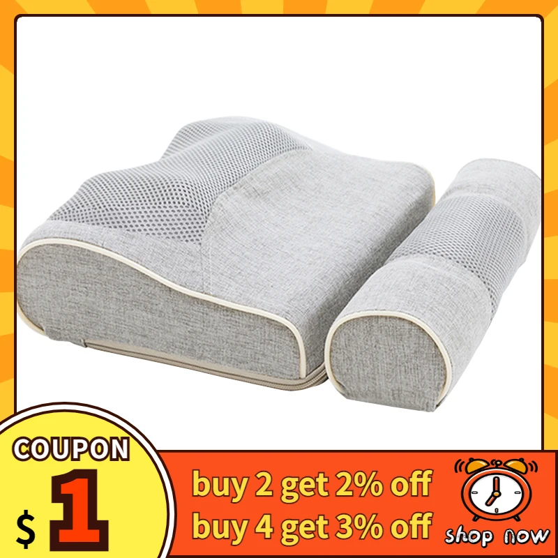 Massage Pillow Neck Back Shoulder Waist Body Massager Electric Vibrating Heating Cervical Spine Massager