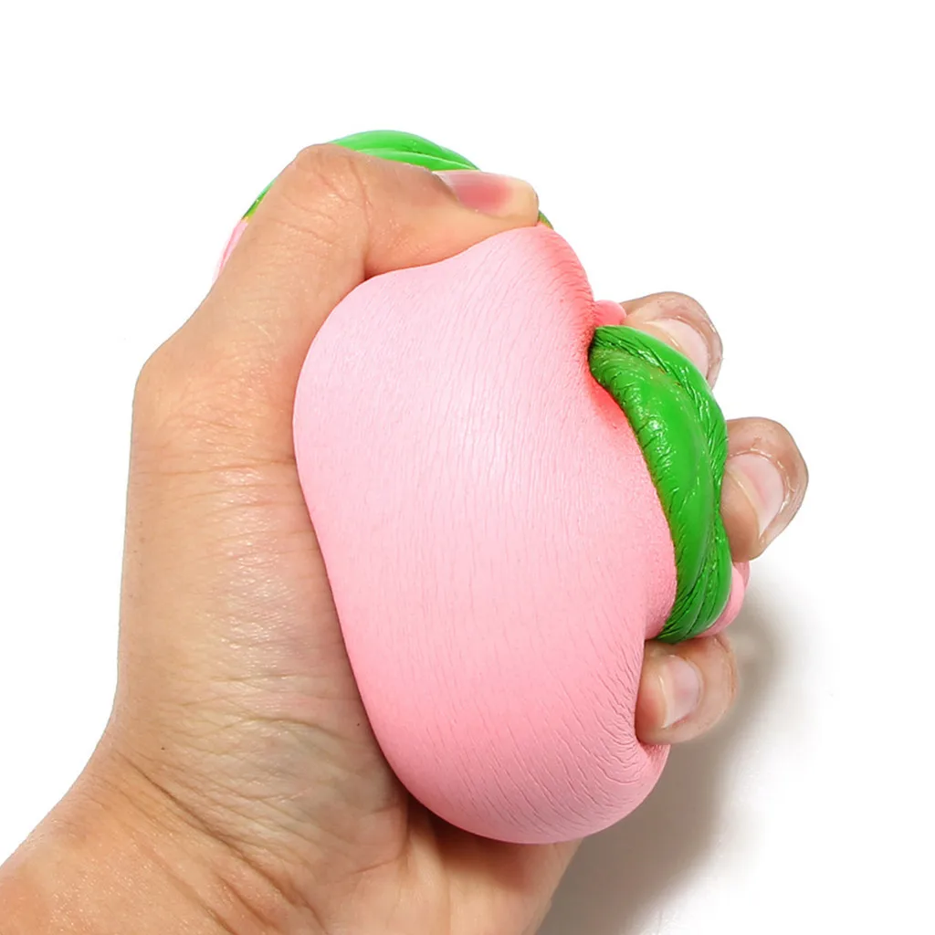 Slow Rebound Simulation Fruit Strawberry Banana Decompression Toy  Stress Reliever Decor Toys photography props #B