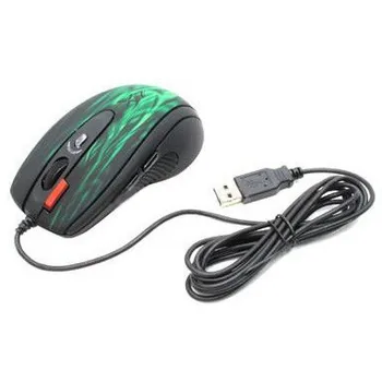 

Mouse A4 xl-750bk green/black laser (3600dpi) USB2.0 gaming (6but)