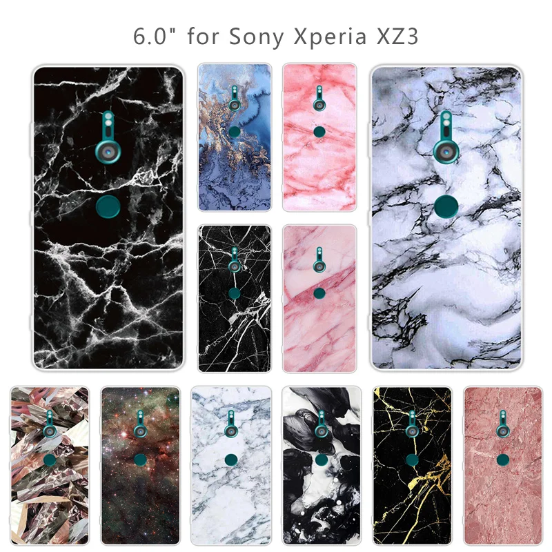 Прозрачный Тонкий силиконовый чехол для Sony Xperia XZ3 6 дюймов мягкая задняя крышка из