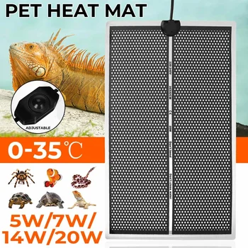 

220V Terrarium Reptiles Heat Mat Reptile Brooder Incubator Climbing Pet Heating Pad Brew 5w 7W 14W 20W