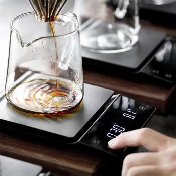

1 PC Kitchen Scale Electronic Digital High Accuracy No Battery Timer Kitchen Scale Coffee Scale for Coffee Kitchen Home