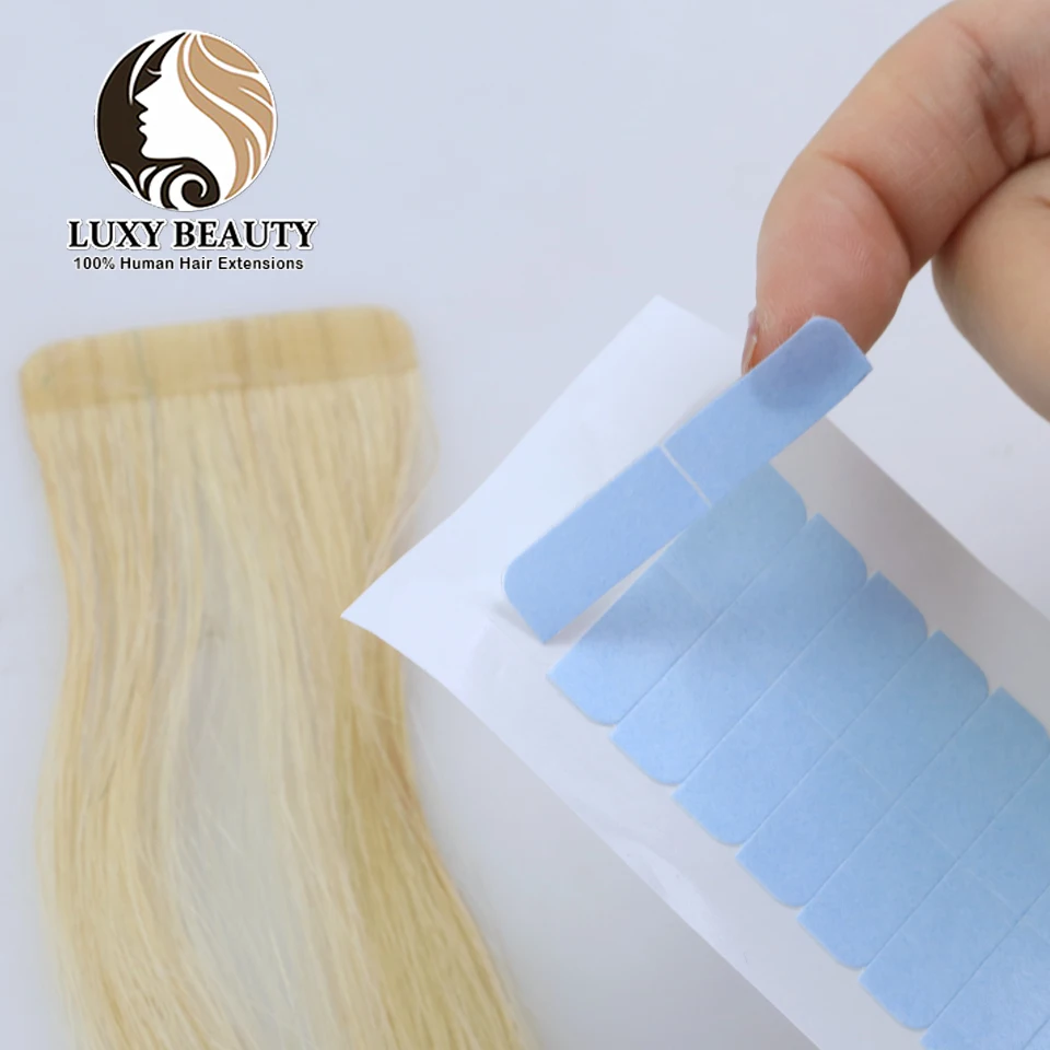Tape in Hair Extensions Replacement Tape 10 Sheets 0.8cm Double Sided Adhesive