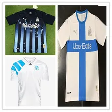 19 20 Maillot de foot om старый Марсель Ретро 1992 1993 Экстра Пайет боли олимпийка де Пайет тховин Марсель Футбол Джерси