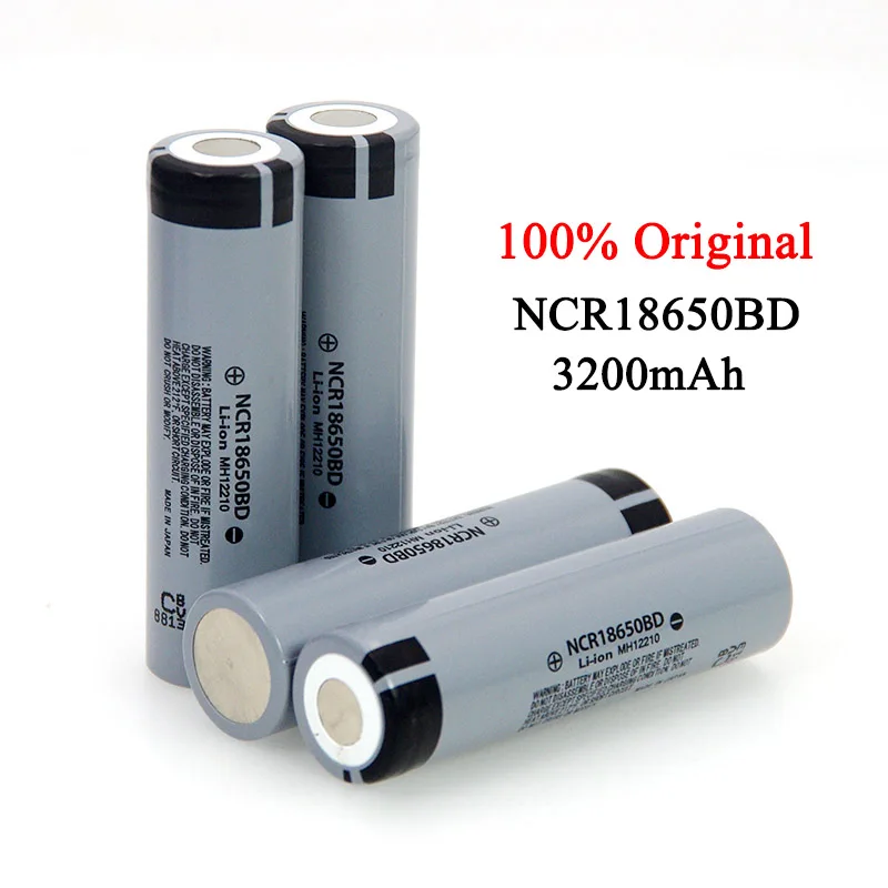 Оригинальный Новый литиевый перезаряжаемый аккумулятор NCR18650BD 3200 мАч 18650 3 7 в 10 А