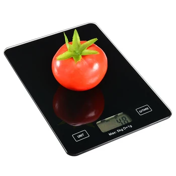 

5kg/1g Precision LCD Digital Scales Mini Electronic Gram Weight Balance Scale for Tea Baking Weighing Scale Black High Precision