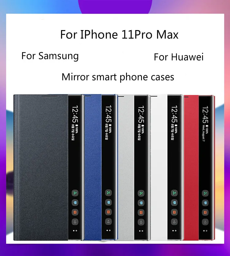 Для IPhone 11Pro Max противоударный чехол для мобильного телефона XS XR smart flip cover 6 7 8Plus