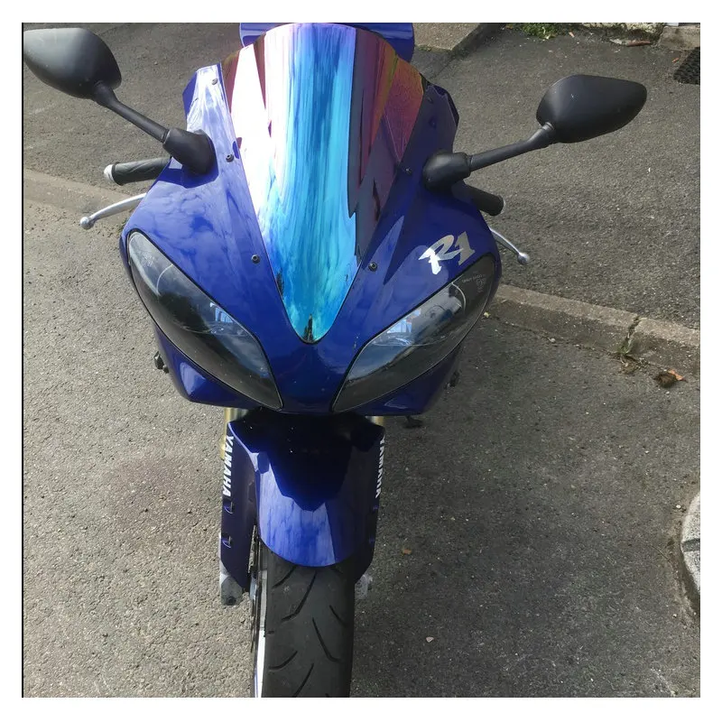 Ветер экран для 2000 2001 Yamaha YZF-R1 YZF R1 1000 01 ветер экран дефлекторы лобовое стекло дым черный Иридиум
