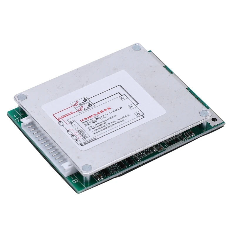 14S 52V 35A литий ионный Литий полимерный аккумулятор Защитная плата BMS PCB с балансом