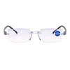 YCCRI Ultralight Frameless Myopia Glasses Unisex Anti-blue Light Glasses Short Sighted Eyewear Man-1.0-1.5-2.0-2.5-3.0-3.5-4.0 ► Photo 2/6