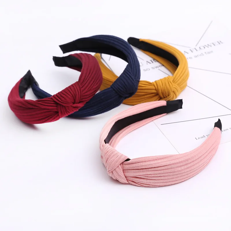 hair bow for ladies Women Fashion Hairband Suede Knotted Solid Color Headband for Women Fashion Bowknot Hairband Handmade Hair Hoop Hair Accessories pearl hair clip