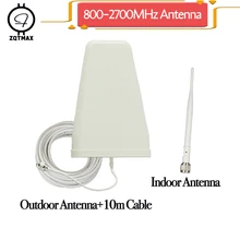 ZQTMAX 9dBi логарифмическая антенна для gsm dcs wcdma umts 3g повторитель 900 1800 2100 850 МГц Усилитель мобильного сигнала