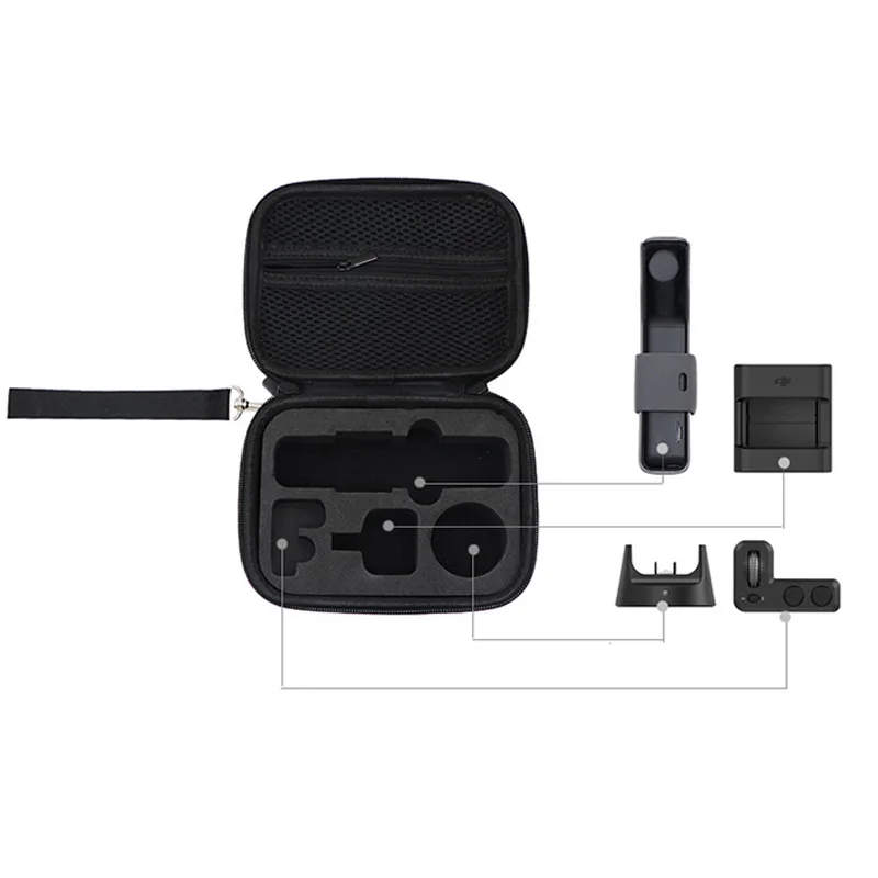 Сумка TUYU DJI OSMO карманные аксессуары для Кардана портативный мини чехол для переноски EVA DJI сумка для хранения OSMO Карманный карданный мешок