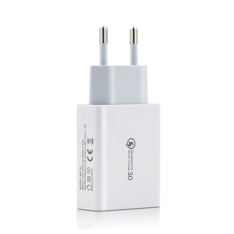 USB зарядное устройство 3.5A 5 в мобильный телефон Быстрая зарядка QC 3,0 дорожный настенный адаптер ЕС США штекер для samsung Xiaomi iPhone