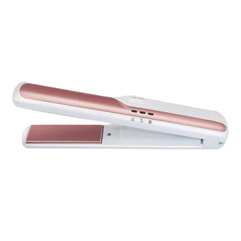 

Professional Hair Straightener Hair Curler Hair Flat Iron 2 in 1 Wireless Hair Curler Straight Hair Mini Charging Hair Curler Us