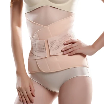 

High Quality Women Waist Trimmer Postpartum Recovery Belt Abdomen Slimming Belly Band Pregnancy Lower Support L/XL