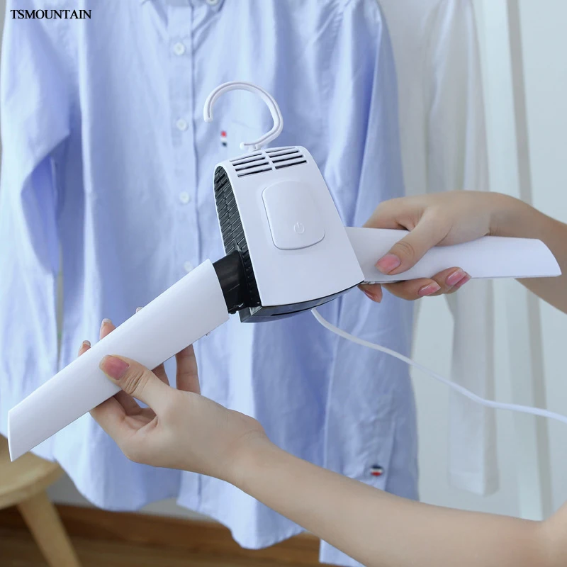 Tanie Gorąca sprzedaż przenośna suszarka do ubrań podróży składany stojak do suszenia mini suszarka do tkanin podróżny podgrzewany elektrycznie suszarka do butów