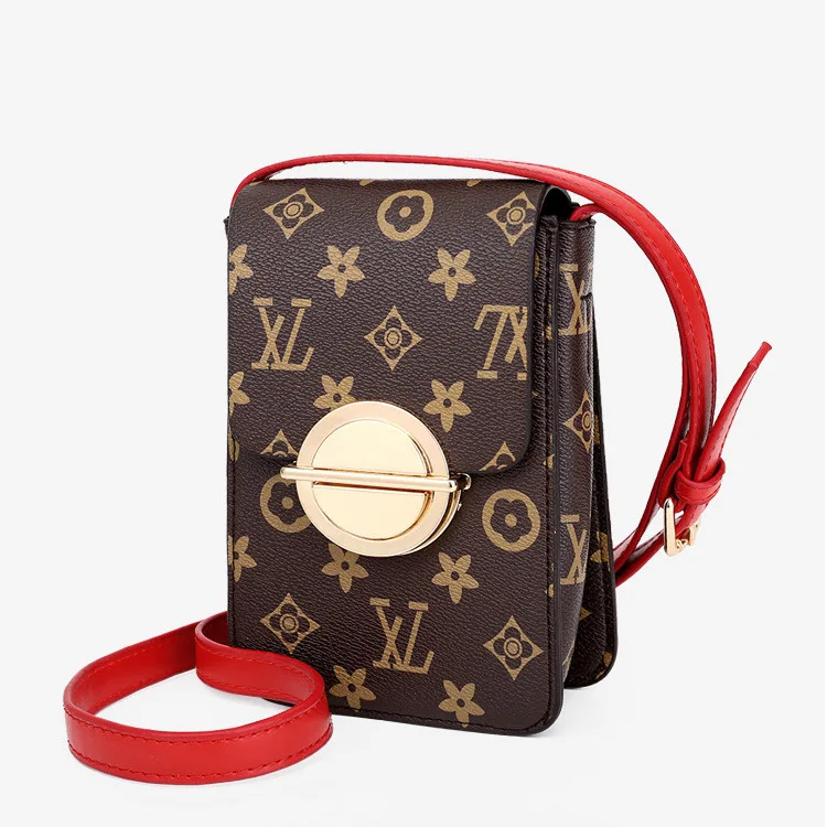 

Small Square Letter Package Printing Mobile Phone Single Shoulder Satchel Woman C007 carteras de mujer mini women handbag