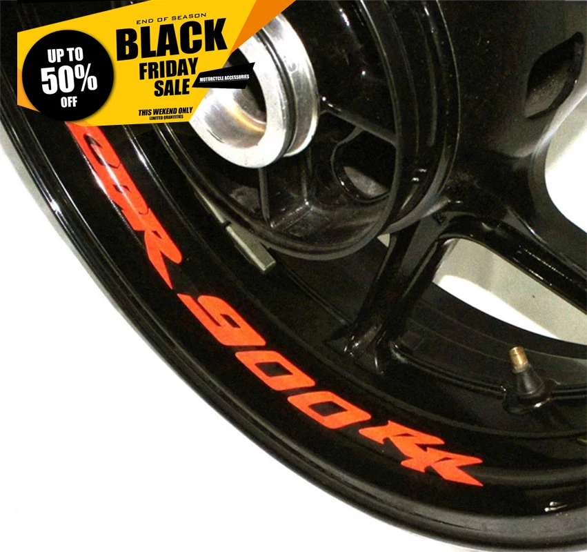 Teng Worship Motorcycle Wheel Sticker Decal Reflective Rim Bike