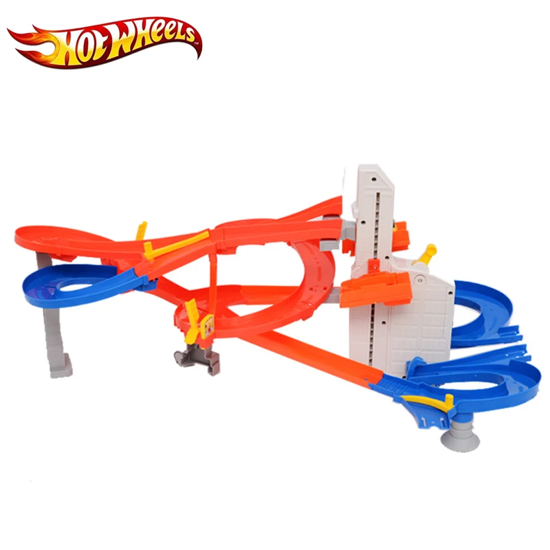 Оригинальные горячие колеса круглый автомобильный трек набор Carro Hotwheels Voiture литой