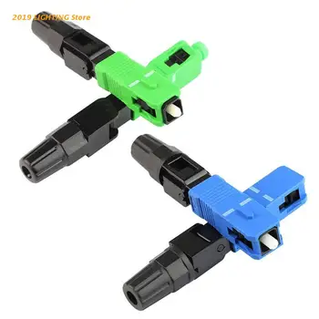 

100pcs 55mm FTTH SC UPC APC Single-mode Pre-embedded Mode Fiber Optic Connector