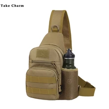 Маленькая военная сумка через плечо, мужская сумка для чайника, камуфляжная дорожная сумка, водонепроницаемая сумка для кемпинга из ткани Оксфорд