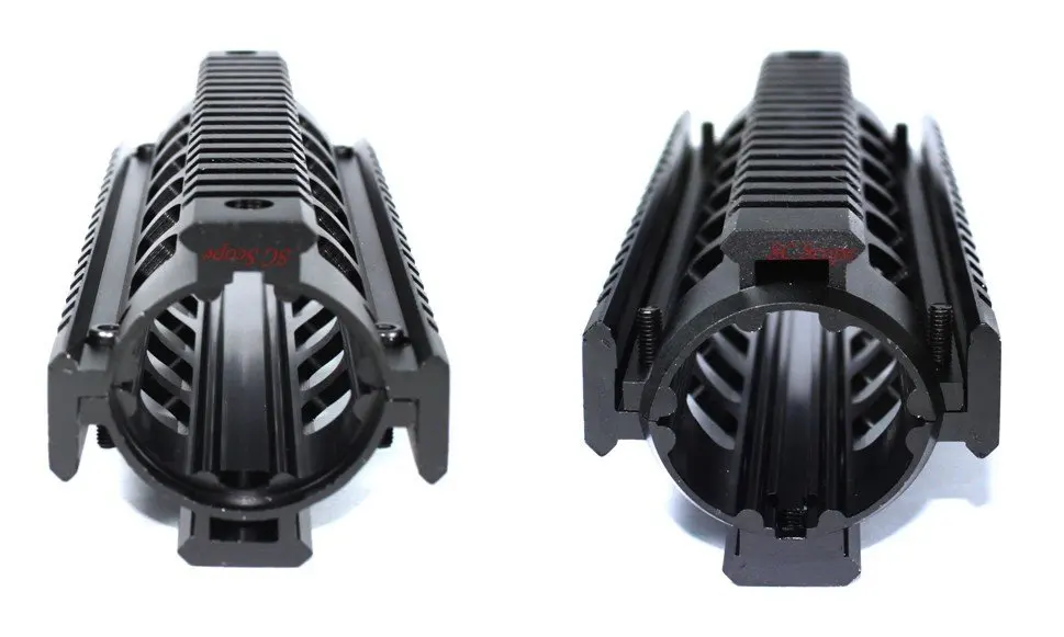 Vector Optics AR15 M4 RIS Handguard Picatinny & Weaver Quad Rail System Free 12-pack Guards