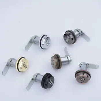 

Number Password Locks Zinc Alloy Combination Cabinet Lock Drawer Home Security Cam Lock Home Hardware Door 20mm/30mm