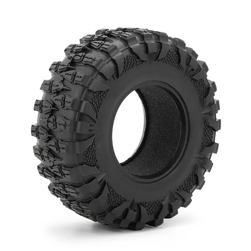 4 шт. 120 мм 1,9 дюйма резиновые шины для колес для 1:10 RC Rock комплект автомобильных принадлежностей для передней и задней оси