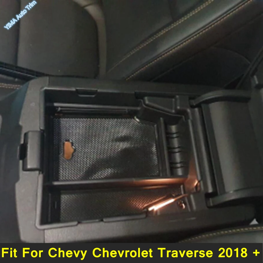 

Lapetus Car Armrest Box Storage Center Console Container Holder Organizer Case Plastic For Chevy Chevrolet Traverse 2018 - 2021