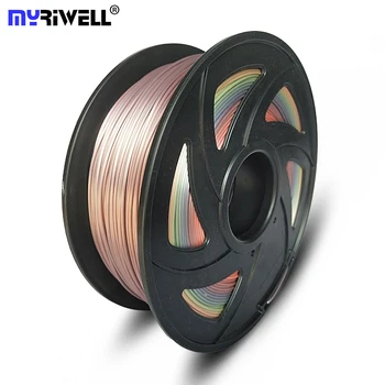 

Myriwell Top Quality 1.75mm 3D Printer PLA Filament 1KG 335M 2.2LBS 3D Printing Material for RepRap 35 kinds colours