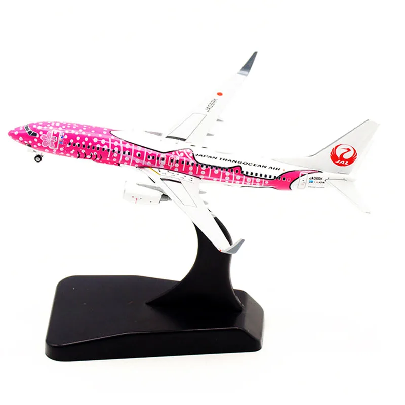 1:400 масштаб Boeing B737-800 модель самолета JAL Japan Airways сплав самолет с шасси база коллекционный дисплей PlaneToy