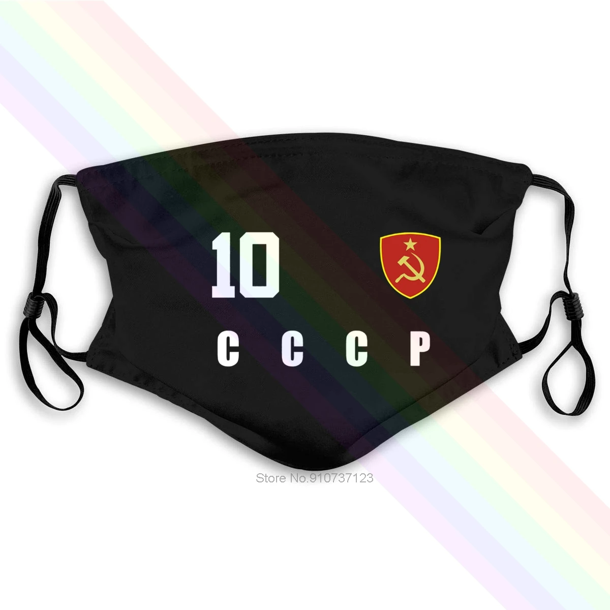 2018 Hot sale Summer Style CCCP Soviet Union Washable Reusable Mask With 2Pcs PM2.5 Filters 5 Layers | Аксессуары для одежды
